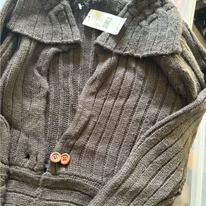 BCBGMaxAzria Brown Knit Sweater